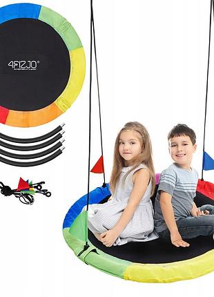 Качеля-гнездо круглая 4fizjo xl 110 см mix (p-5907739316653)