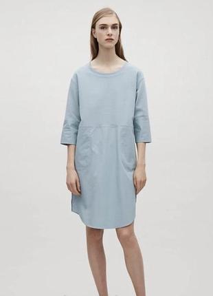 Стильное комбинированное платье платья cos