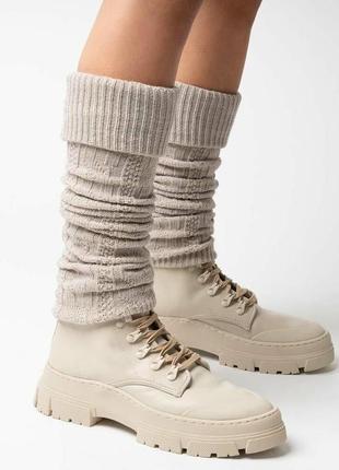 Гетры женские steven 095 bridge getters one size бежевый