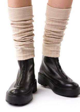 Гетры женские steven 092 хлопок one size бежевый