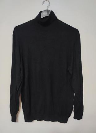 Гольф джемпер кофта мужская черная zara man, размер m l xl