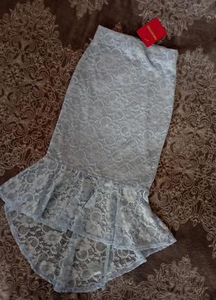 Меди юбка рыбка кружево 34-36р xs-s