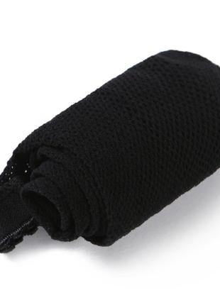 Колготы танцевальные с открытыми пальцами черные one size