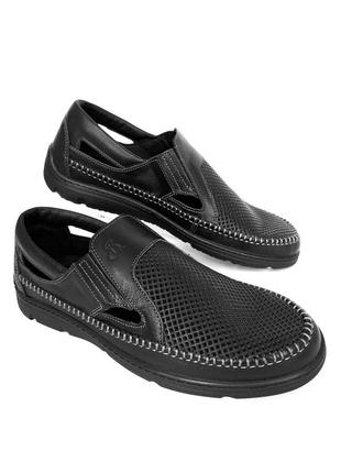 Літні шкіряні чоловічі сандалі туфлі bastion