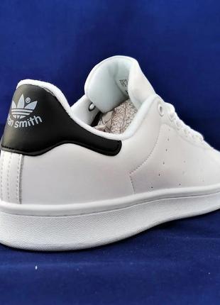 Кроссовки ad!das stan smith белые адидас женские (размеры: 36,37,39)5 фото