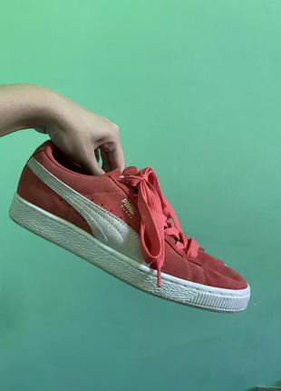 Кеды кроссовки puma замшевые