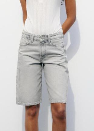 Шорти zara джинсові бермуди