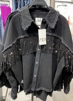 Джинсова сорочка zara