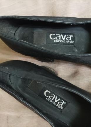 Cafa classic ctyle вінтажні туфлі-човники, квадратний носок, широкий  стійкий  каблук3 фото