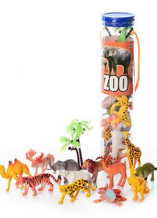 Фигурки диких животных t805 в колбе топ