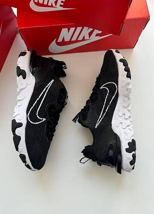 Кросівки nike react vision black white (рр 40-45)