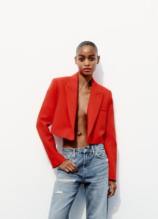 Пиджак укороченный zara