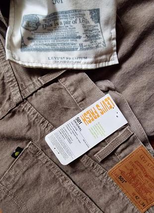 Брендові фірмові джинси levi's 501 premium,оригінал,нові з бірками,розмір w42 l34.7 фото