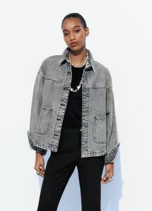 Джинсова куртка zara