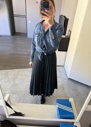 Юбка плиссе uniqlo