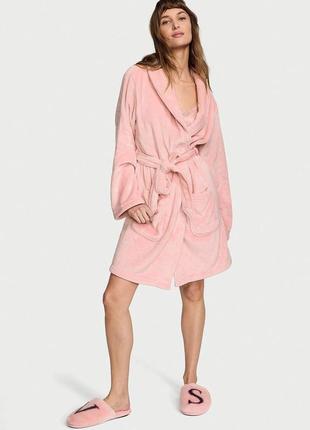 Халат ніжно-рожевий мʼякий оригінал victoria’s secret3 фото