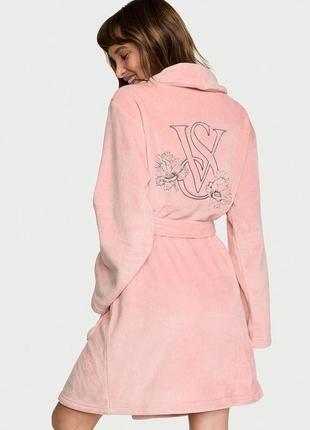 Халат ніжно-рожевий мʼякий оригінал victoria’s secret