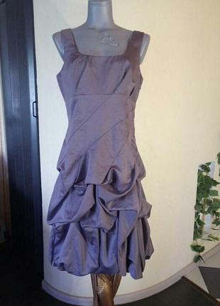 Короткое винтажное платье-юбка-парашют monsoon,батал 48*50