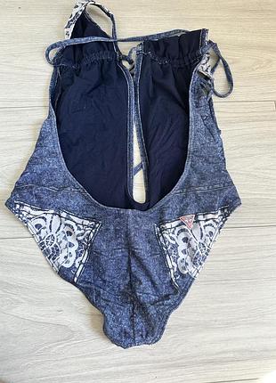 Купальник guess цельный джинс 4
