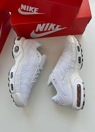 Кросівки nike air max plus tn white (рр 41-46)