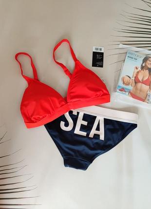 Xs/s купальник з трикутною чашкою з паралоновими вкладишами esmara/ h&m