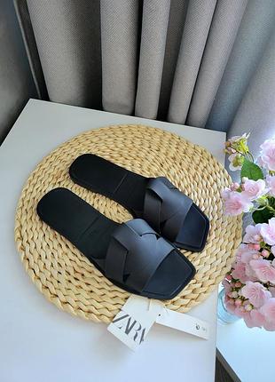 Шлепанцы zara