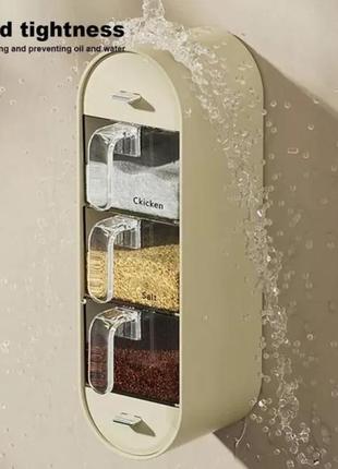 Настенный органайзер для специй spice organizer / подвесной органайзер для круп /...