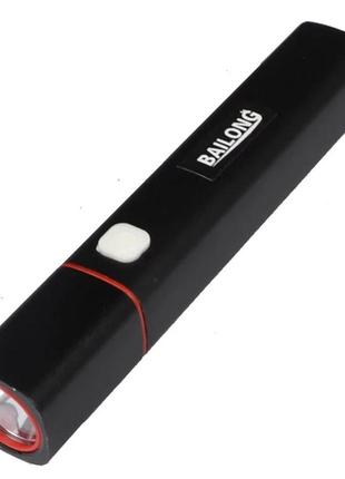 Ліхтар поліцейський + power bank bailong bl-m01. ліхтар та зарядне 2 в 1