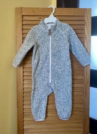 Флисовый человечек h&m 6-9 мес