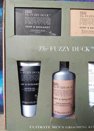 The fuzzy duck baylis &amp; harding hemp &amp; bergamot мужской набор косметики 5 продуктов