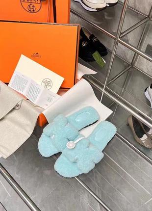 Хутряні шльопанці брендові