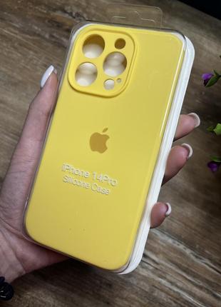 Чехол на iphone 14 pro об квадратных бортах на айфон silicone case full camera на apple1 фото