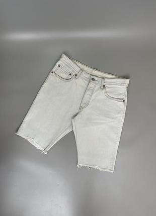 Светлые голубые джинсовые шорты levi's, levis, оригинал, левис, левайс, голубые, джинс, базовые, однотонные