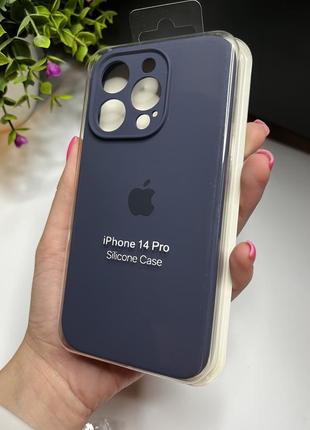 Чехол на iphone 14 pro об квадратных бортах на айфон silicone case full camera на apple