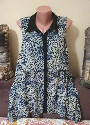 Сорочка-блуза шифон 50-52 р.