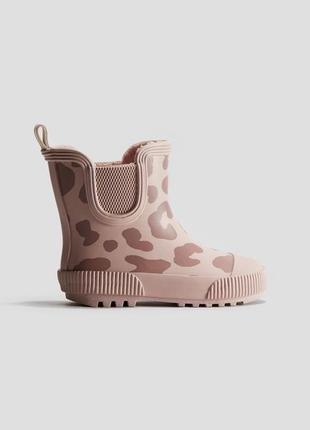 Сапоги резиновые для девочки hm new