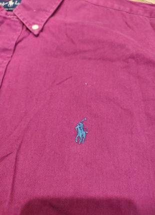 Сорочка рубашка polo ralph lauren m l size4 фото