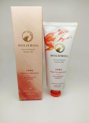 Уценка! омолаживающий гель-скраб  holifrog como popp-e scrubby wash