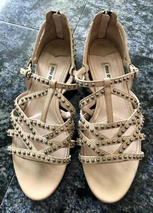 Miu miu босоножки оригинал
