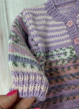 Кофта "hand made", на 9-12 месяцев.