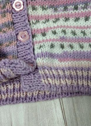 Кофта "hand made", на 9-12 месяцев.