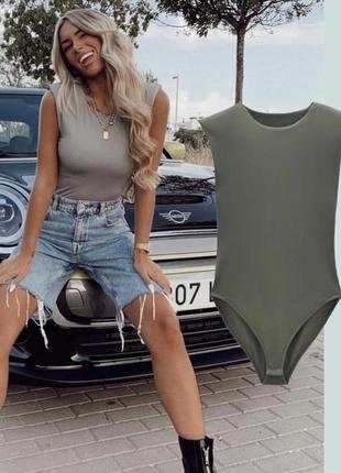 Боди с плечами zara new original