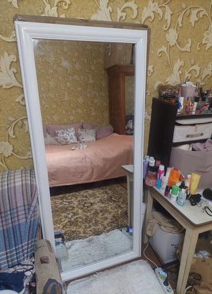 Терміново дзеркало maribo 72x162см білий глянець