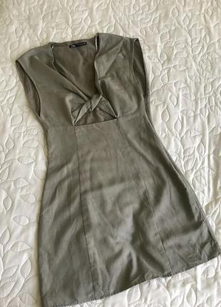 Платье короткое натуральное бренд