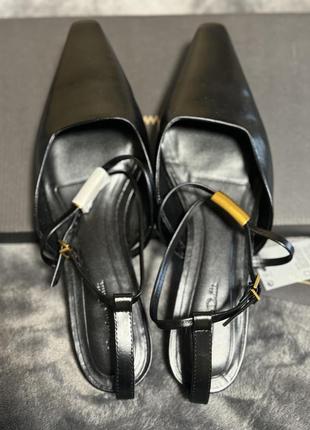 Босоножки massimo dutti с закрытым носком, размер 41