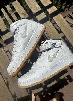 Кросівки чоловічі шкіряні nike air force 1 оригінал