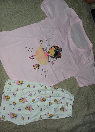 Комплект для дівчинки 3-4
футболка 3р