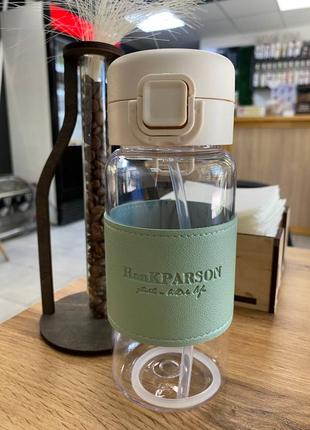 Бутылочка многоразовая с соломинкой, 500 мл