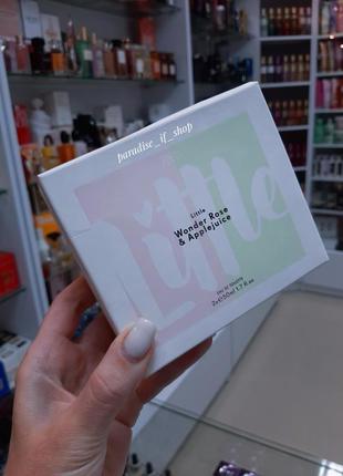 Zara wonder rose + applejuice 2*50 ml | набір туалетної води | для дівчаток !