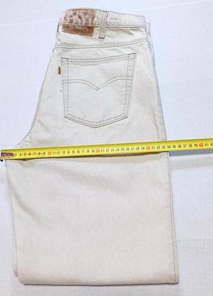 Талия 88 см mom vintage levi's 540-4847 w34 l34 relaxed brown tab джинсыusa пряженое молоко